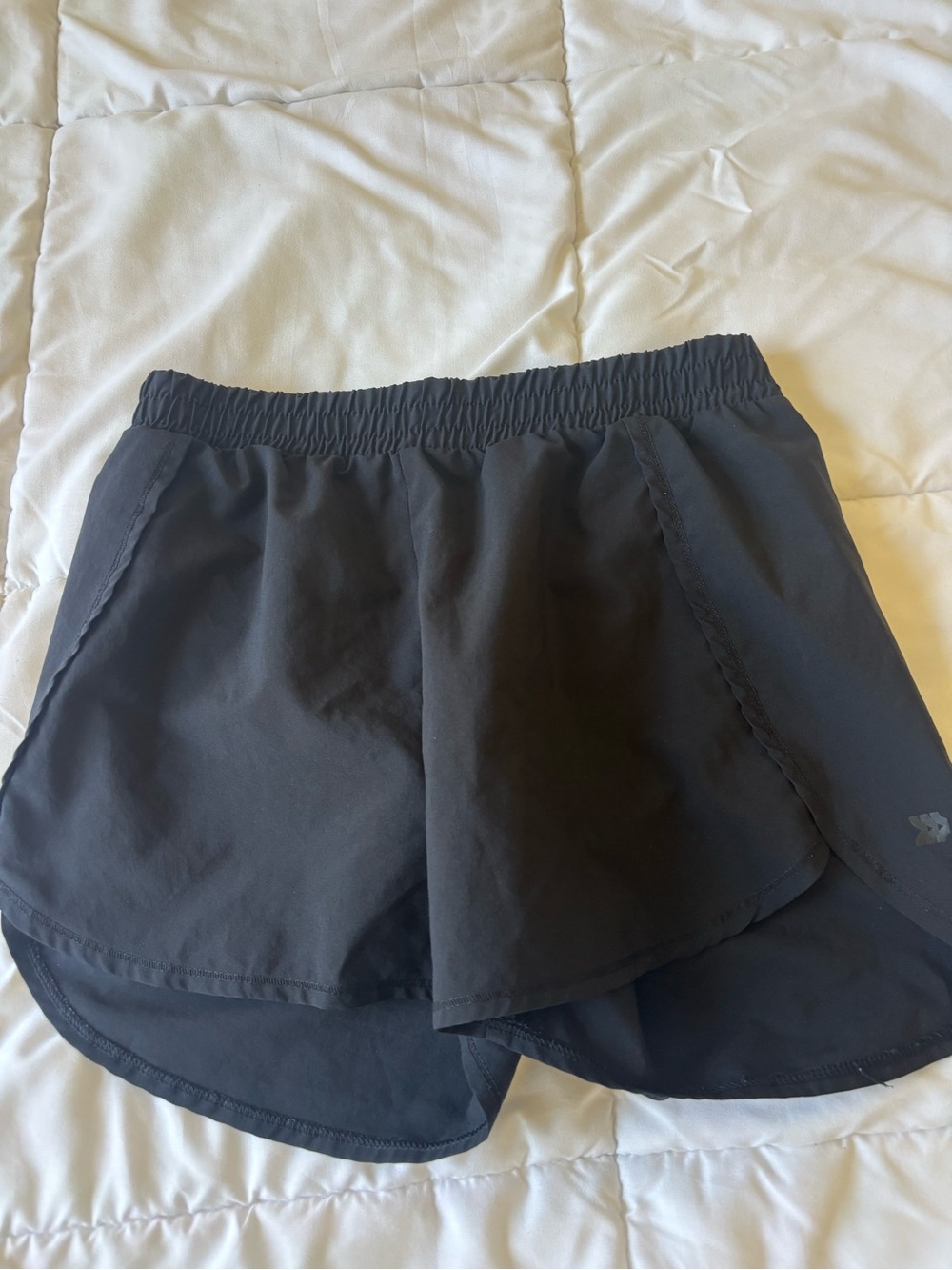 all in motion Black Layered Women's Athletic Shorts